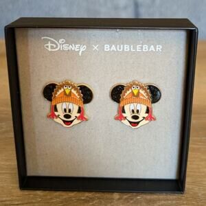 Disney x Baublebar Mickey Mouse Thanksgiving Turkey Hat Fun Earrings Studs